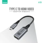 AMAZE A125 TYPE C TO HDMI VIDEO ADAPTER 4K@60HZ
