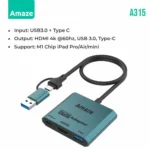 AMAZE A315 TYPE-C + USB TO 3 IN 1 HUB