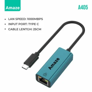 AMAZE A405 TYPE C TO GIGABIT ETHERNET ADAPTER