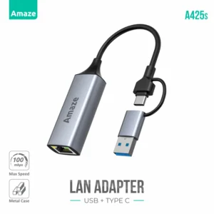 AMAZE A425S USB+TYPE-C LAN ADAPTER