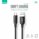 Amaze A22 Swift Series USB to Micro Cable 2.4A 1M