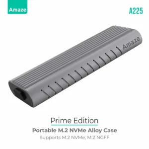Amaze A225 Prime Edition M.2 + NVME SSD Enclosure 10GBPS