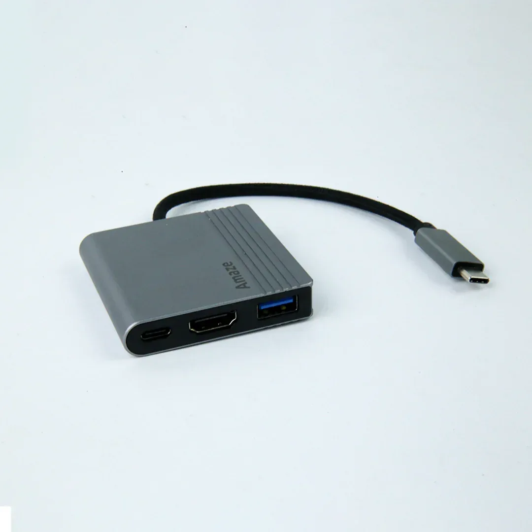 Amaze A320 Aluminum Alloy 3-in1 Multiport Hub - Image 3