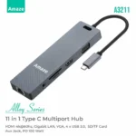 Amaze A3211 Alloy Series 11-IN-1 Multiport Hub
