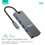Amaze A328 Alloy Series 8-IN-1 Multiport Hub