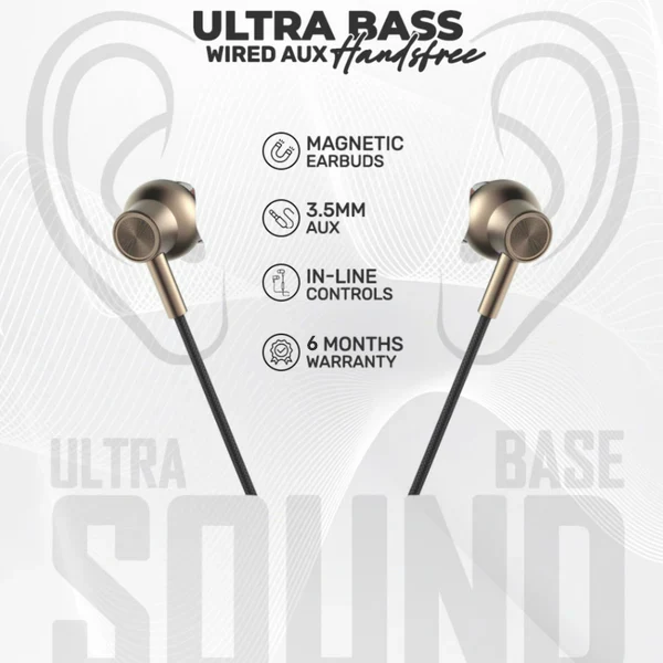 Amaze A690 Ultra Bass Wired Aux Handsfree - Image 2