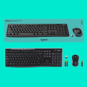 Logitech MK270R Wireless Keyboard & Mouse Combo - ORIGINAL