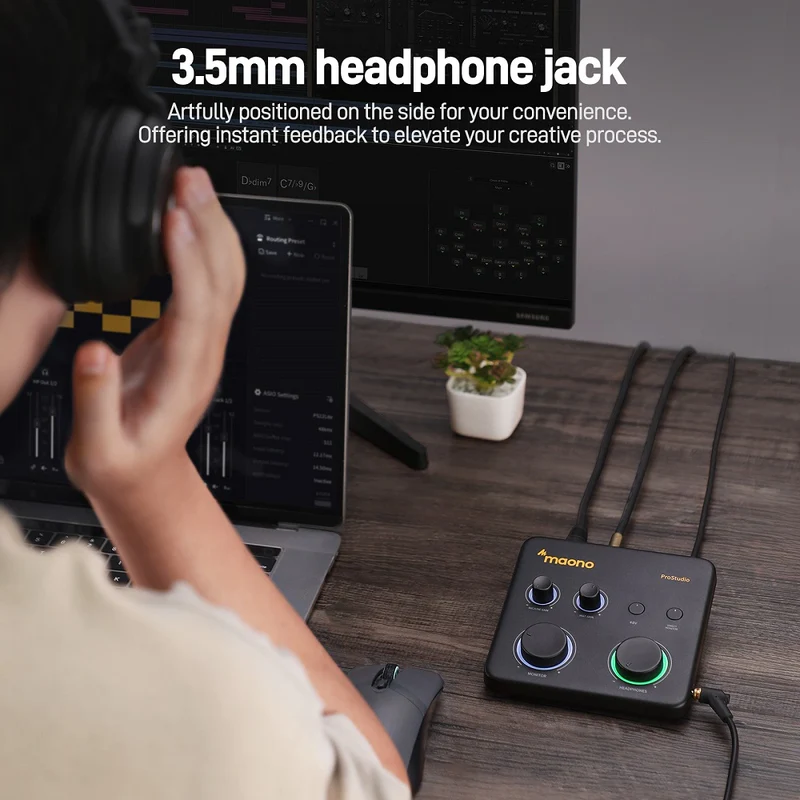 MAONO PS22 Lite ProStudio 2x2 Lite USB Audio Interface - Image 12