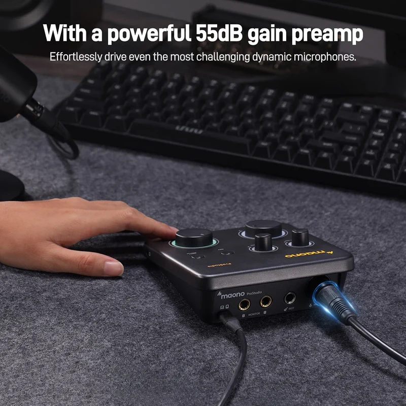 MAONO PS22 Lite ProStudio 2x2 Lite USB Audio Interface - Image 6