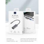 WIWU Alpha RJ45 Type C to Lan Converter - Gigabit 1000Mbps