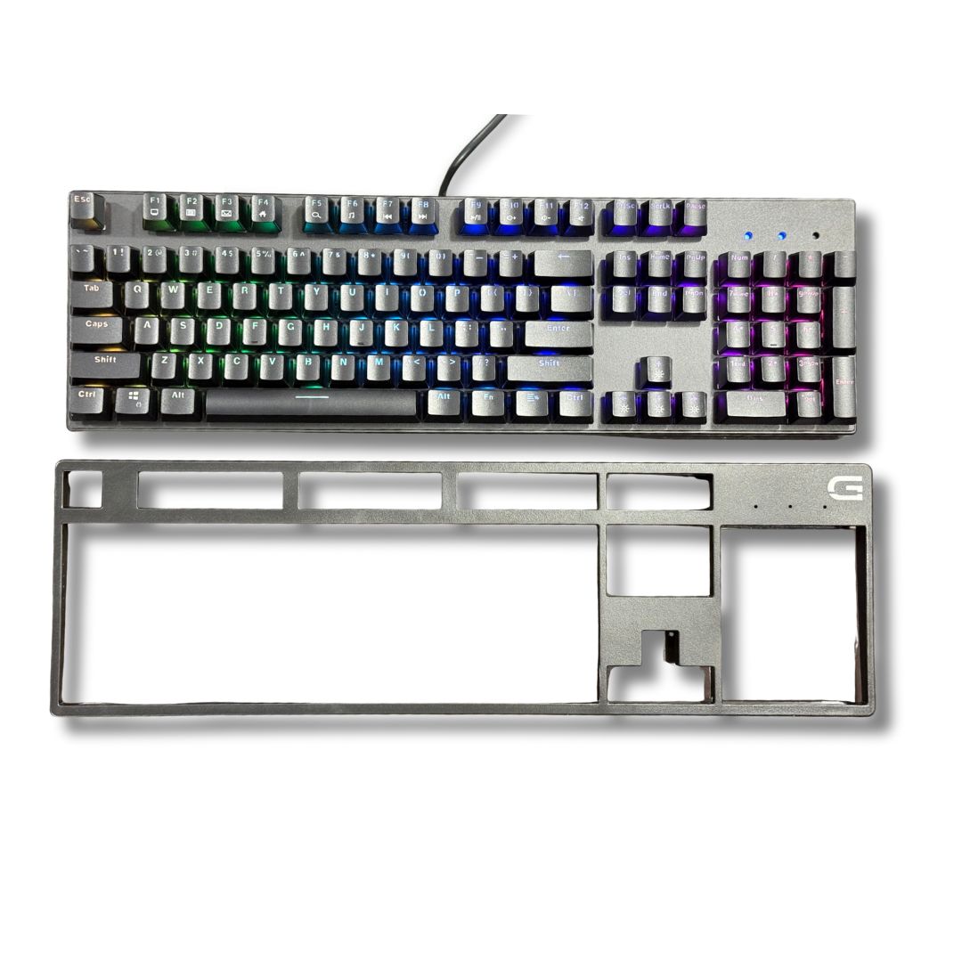 ZANMSON KB5223D Mechanical Full RGB Gaming Keyboard - Red Switch - Image 3