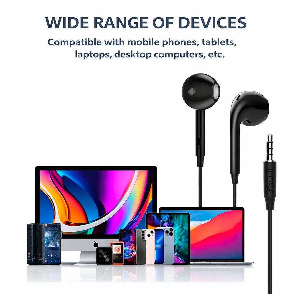 1Hora AUT122 3.5mm Wired Earphones - Image 5