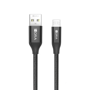 1Hora CAB248 1M USB-A to USB Micro-B Braided Cable - 2.4A