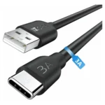 1Hora CAB251 1M USB-A to USB Type-C Cable - 3A