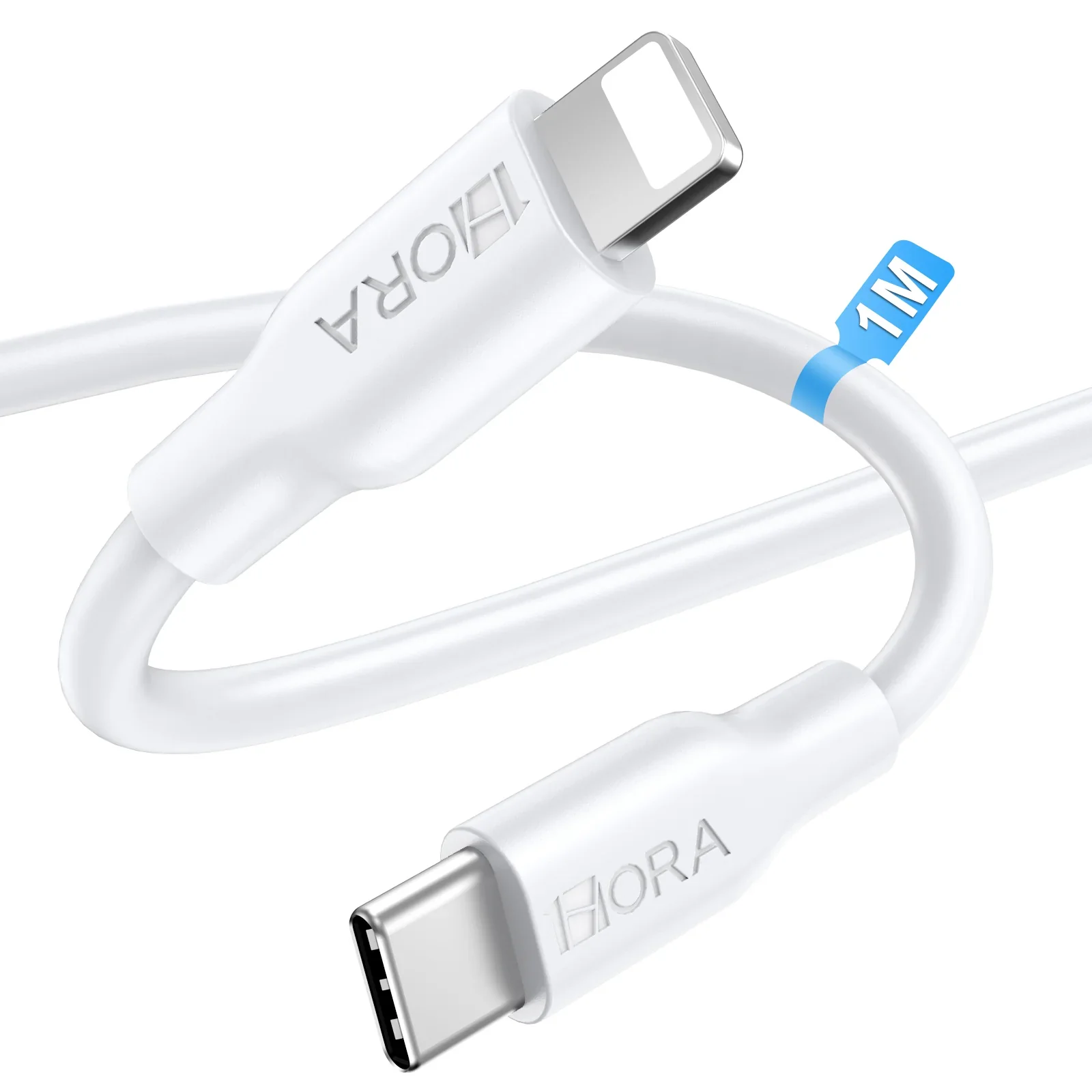 1Hora CAB258 1M USB-C to Lightning Cable - 3A - Image 2