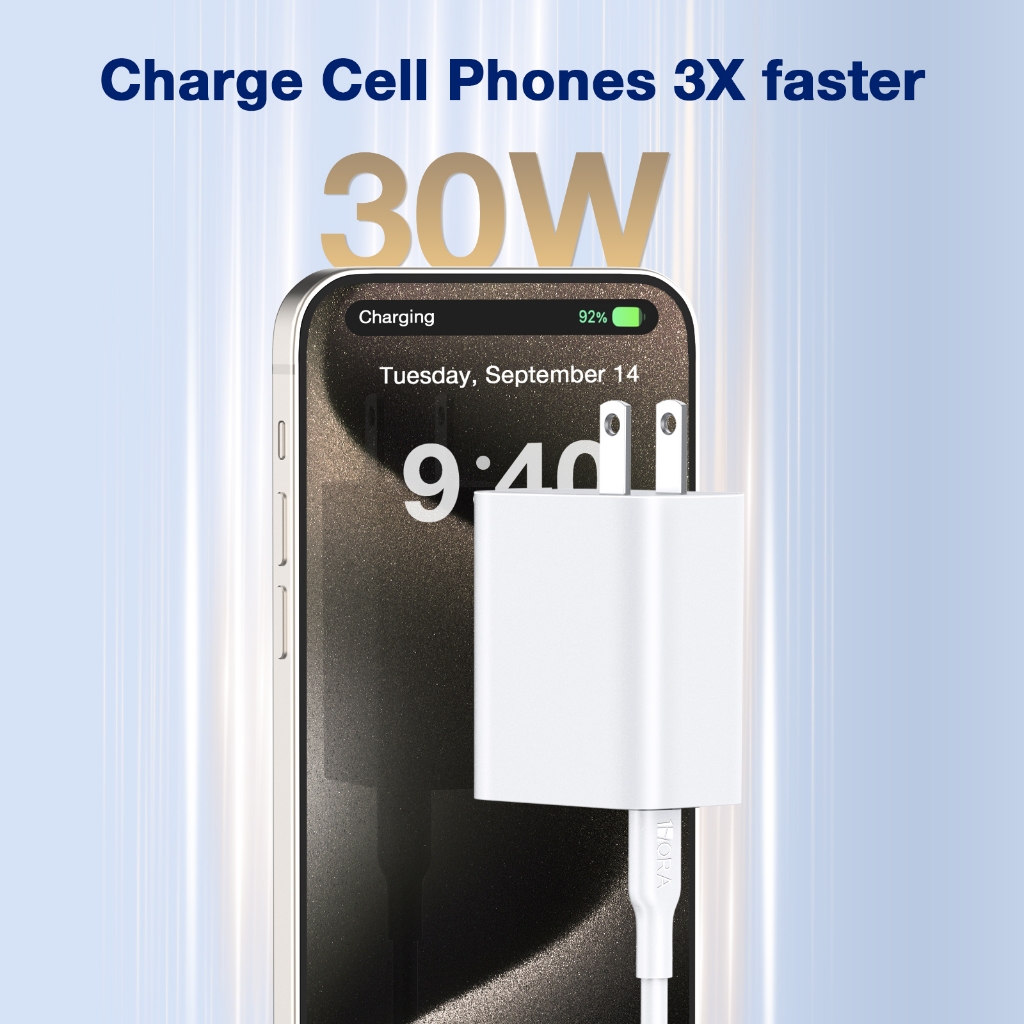 1Hora GAR164 30W Single Type-C Port Fast Power Adapter - Image 2