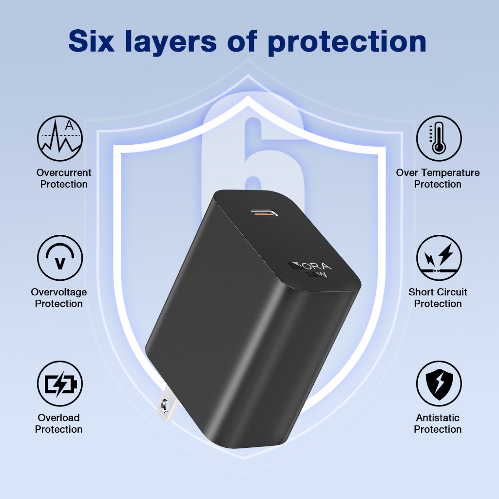 1Hora GAR164 30W Single Type-C Port Fast Power Adapter - Image 4