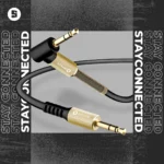 Space AX-491 Spring Aux 1M Cable