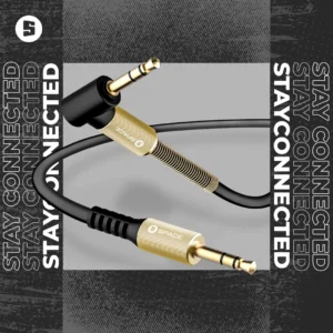Space AX-491 Spring Aux 1M Cable