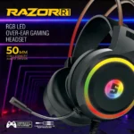 Space R1 Razor RGB LED Over-Ear Gaming Headset