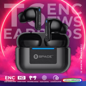 Space T6 ENC True Wireless Earbuds