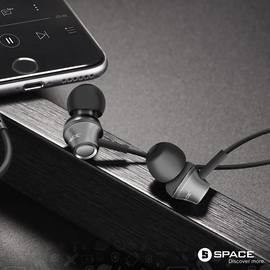 Space UR-517 Urban Extra Bass Earphones