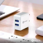 Space WC-101 Dual Port USB 2.4A Wall Charger (w Micro USB Cable)