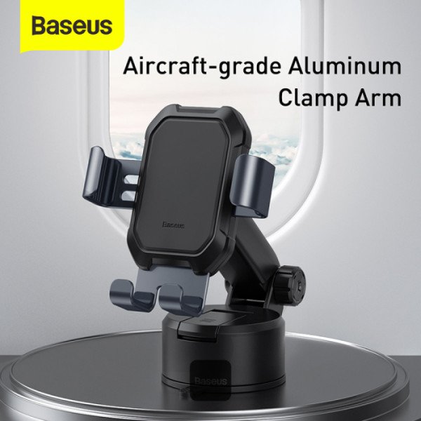 Baseus Tank Gravity Car Mount Holder With Suction Base - Image 4
