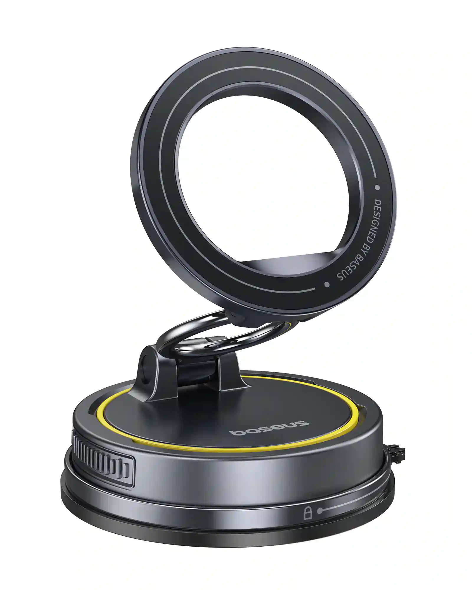 Baseus VC2 Flex Magnetic Car Mount Suction Cup Version Cosmic Black - Image 2