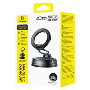 Baseus VC2 Flex Magnetic Car Mount Suction Cup Version Cosmic Black